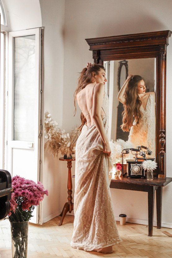 Весільно-вечірня сукня Dentelle