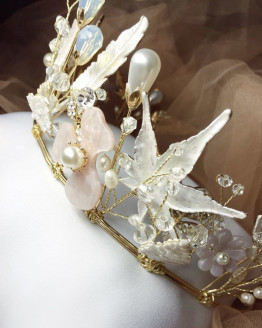 Весільна діадема 0600
