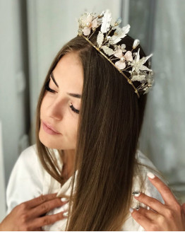 Весільна діадема 0600
