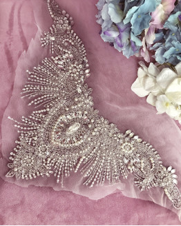 Аплікація для весільної сукні 0028