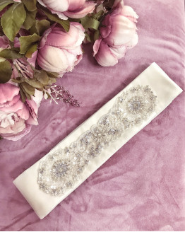 Пояс для весільної сукні 0015