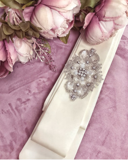 Пояс для весільної сукні 0016