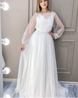 Весільна накидка на сукню Квітка