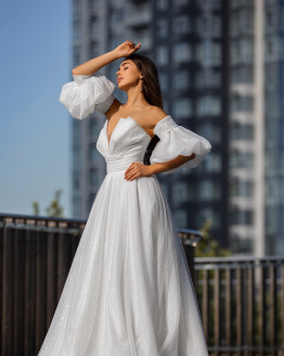 Весільна сукня Тюльпан Глітер