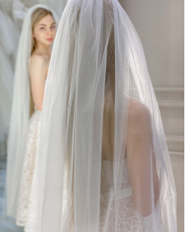 Весільна фата 324 з блиском